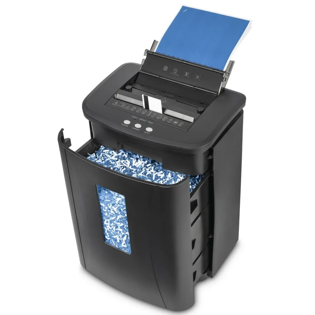 Aktenvernichter "Safe Auto M1200", Schredder mit Sicherheitsstufe P4 T4 E3