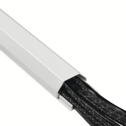Alu-Kabelkanal, eckig, 110 x 5 x 2,6 cm, Weiß