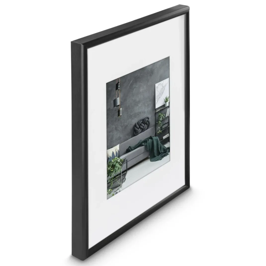 Aluminiumrahmen "Detroit", Schwarz, 40 x 60 cm