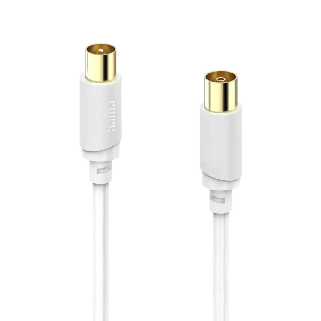 Antennen-Kabel, Koax-Stecker - Koax-Kupplung, vergoldet, 10,0 m, 120 dB