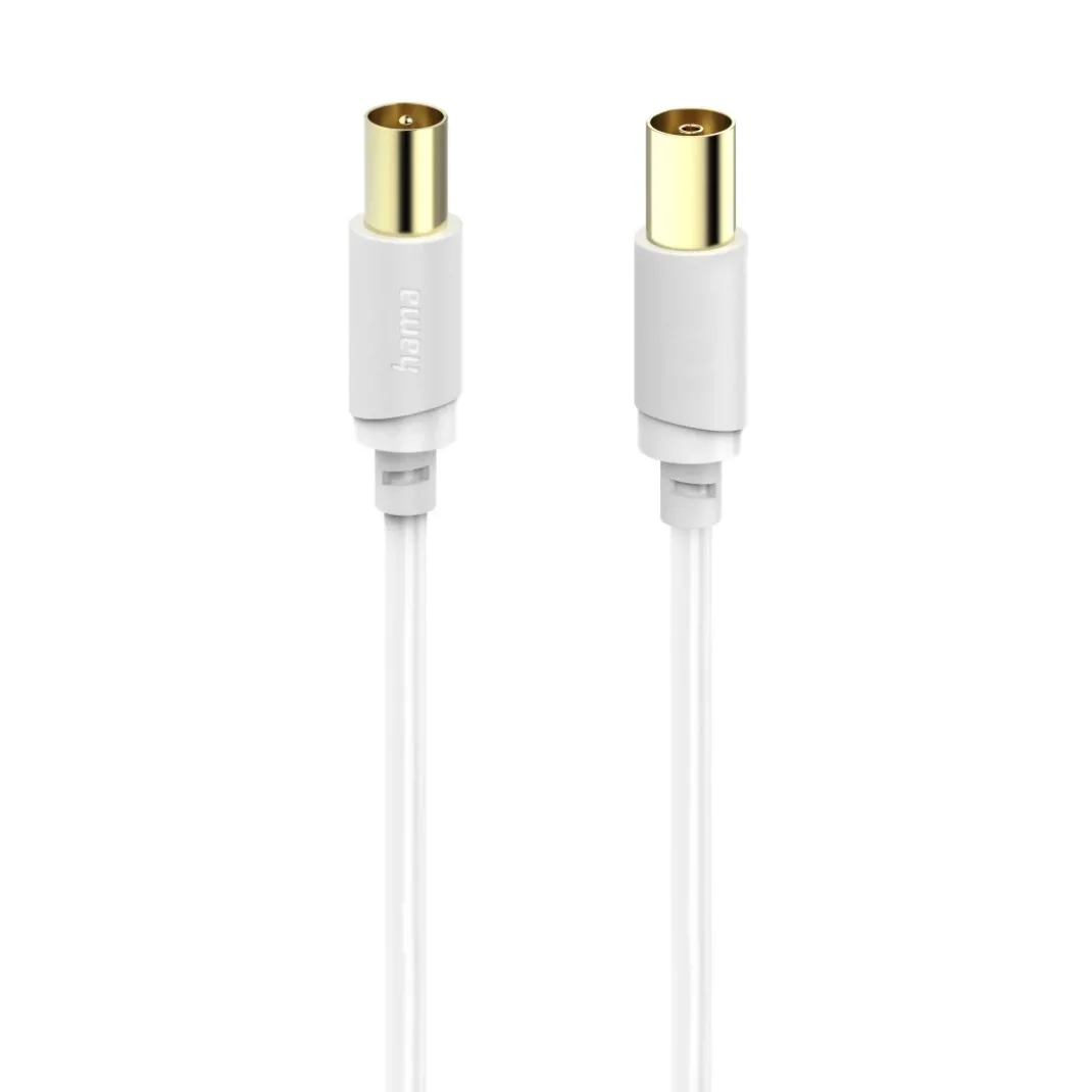 Antennen-Kabel, Koax-Stecker - Koax-Kupplung, vergoldet, 10,0 m, 120 dB
