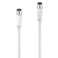 Antennen-Kabel, Koax-Stecker - Koax-Kupplung, 1,5 m, 90 dB