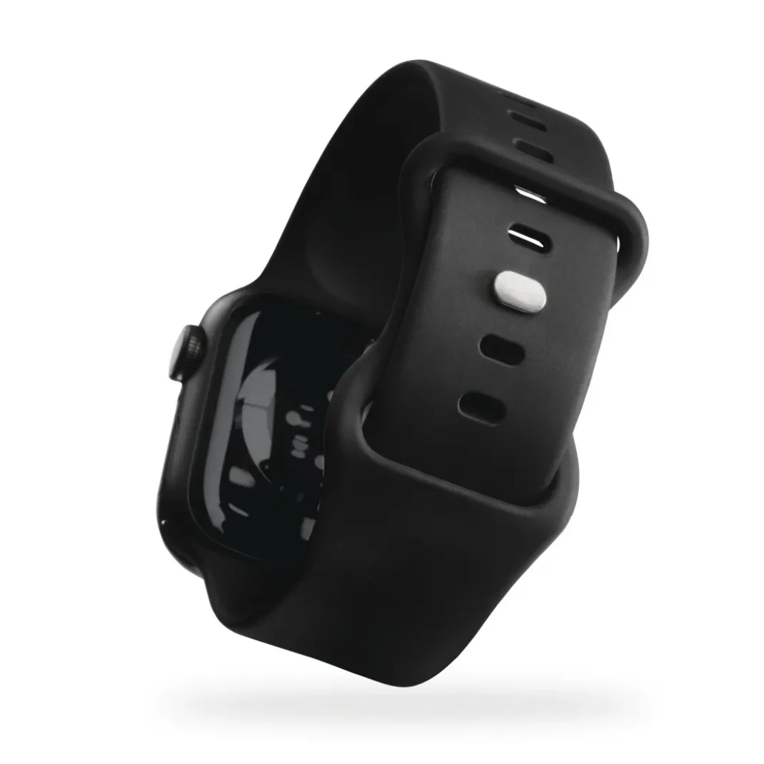 Armband "Fantastic Feel" für Apple Watch 44/45/46/49 mm, Schwarz