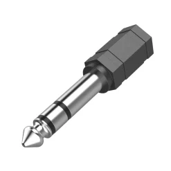 Audio-Adapter, 3,5-mm-Klinken-Kupplung - 6,3-mm-Klinken-Stecker, Stereo