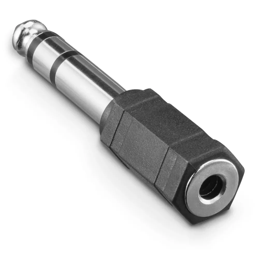 Audio-Adapter, 3,5-mm-Klinken-Kupplung - 6,3-mm-Klinken-Stecker, Stereo