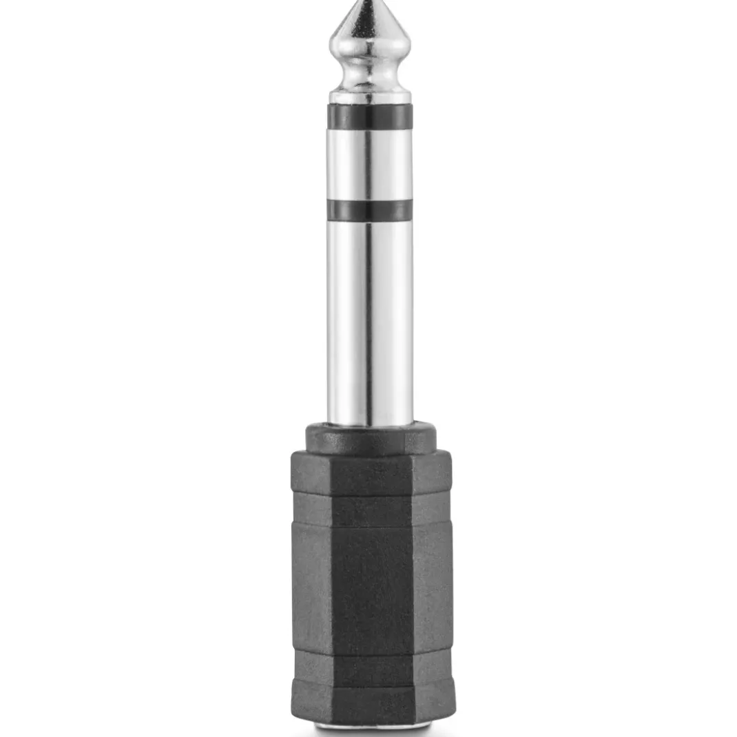 Audio-Adapter, 3,5-mm-Klinken-Kupplung - 6,3-mm-Klinken-Stecker, Stereo