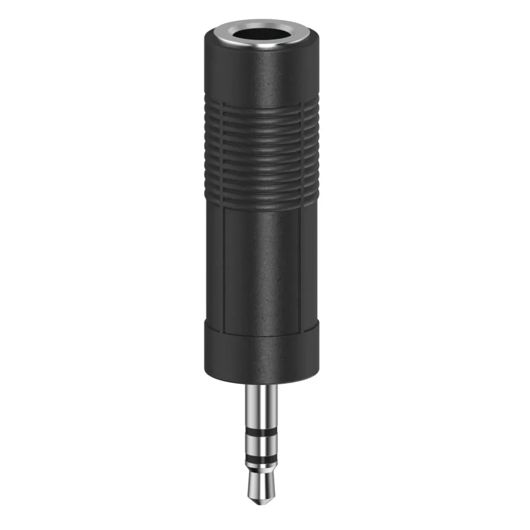 Audio-Adapter, 3,5-mm-Klinken-Stecker - 6,3-mm-Klinken-Kupplung, Stereo