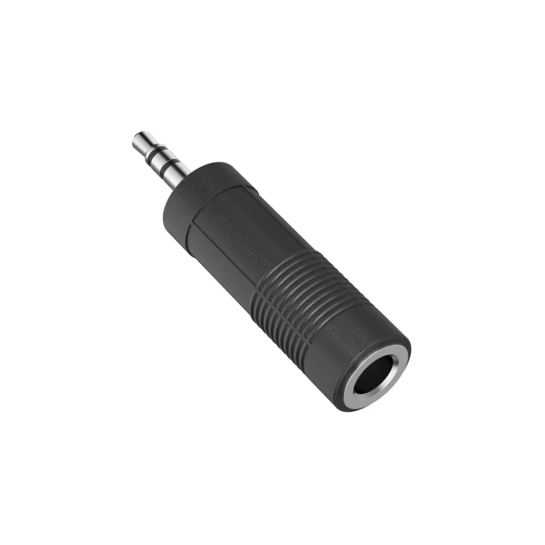 Audio-Adapter, 3,5-mm-Klinken-Stecker - 6,3-mm-Klinken-Kupplung, Stereo