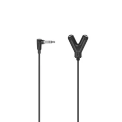 Audio-Adapter, 3,5-mm-Klinken-Stecker - 2 x 3,5-mm-Klinken-Kupp., Stereo