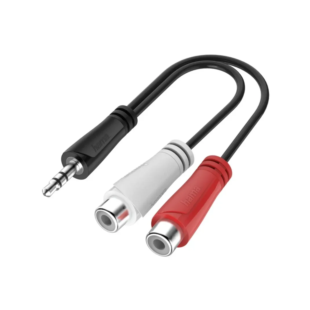 Audio-Adapter, 3,5-mm-Klinke-Stecker - Cinch-Buchse, Stereo