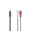 Audio-Adapter, 2x Cinch-Kupplung - 3,5-mm-Klinken-Stecker, Stereo