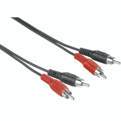 Audio-Kabel, 2 Cinch-Stecker - 2 Cinch-Stecker, 2,5 m