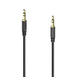 Audio-Kabel, 3,5-mm-Klinken-St. - St., Stereo, vergoldet, ultradünn, 5,0 m