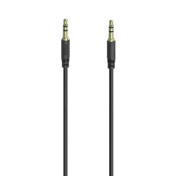 Audio-Kabel, 3,5-mm-Klinken-St. - St., Stereo, vergoldet, ultradünn, 1,5 m