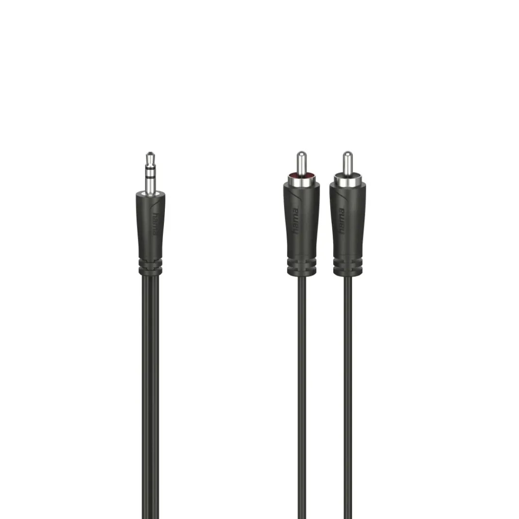 Audio-Kabel, 3,5-mm-Klinken-Stecker - 2 Cinch-Stecker, Stereo, 3,0 m