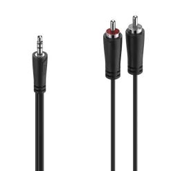 Audio-Kabel, 3,5-mm-Klinken-Stecker - 2 Cinch-Stecker, Stereo, 1,5 m