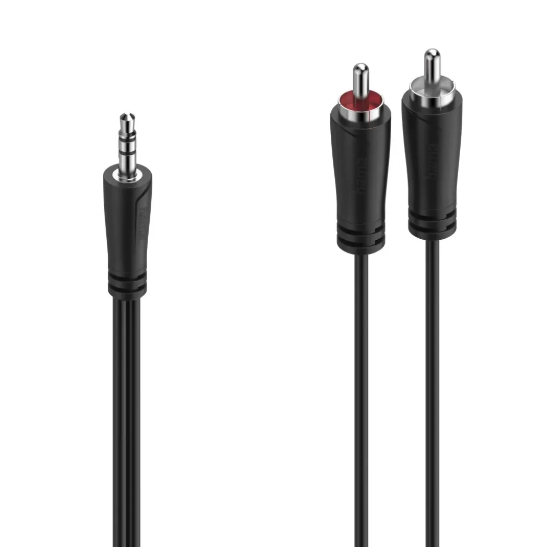 Audio-Kabel, 3,5-mm-Klinken-Stecker - 2 Cinch-Stecker, Stereo, 1,5 m