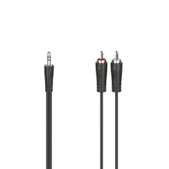 Audio-Kabel, 3,5-mm-Klinken-Stecker - 2 Cinch-Stecker, Stereo, 1,5 m