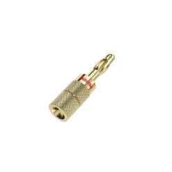 Audio-Lautsprecheradapter, Bananen-Stecker, 4er-Set