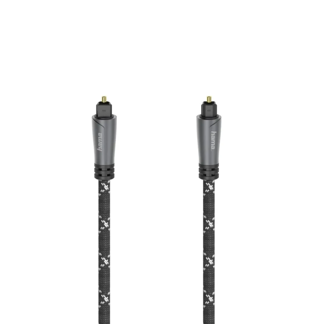 Audio-Lichtleiter-Kabel, ODT-Stecker (Toslink), Metall, 3,0 m
