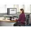 Aufsatz für Sitz-Steh-Arbeitsplatz, M (80,0 x 52,0), Schwarz