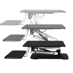 Aufsatz für Sitz-Steh-Arbeitsplatz, M (80,0 x 52,0), Schwarz
