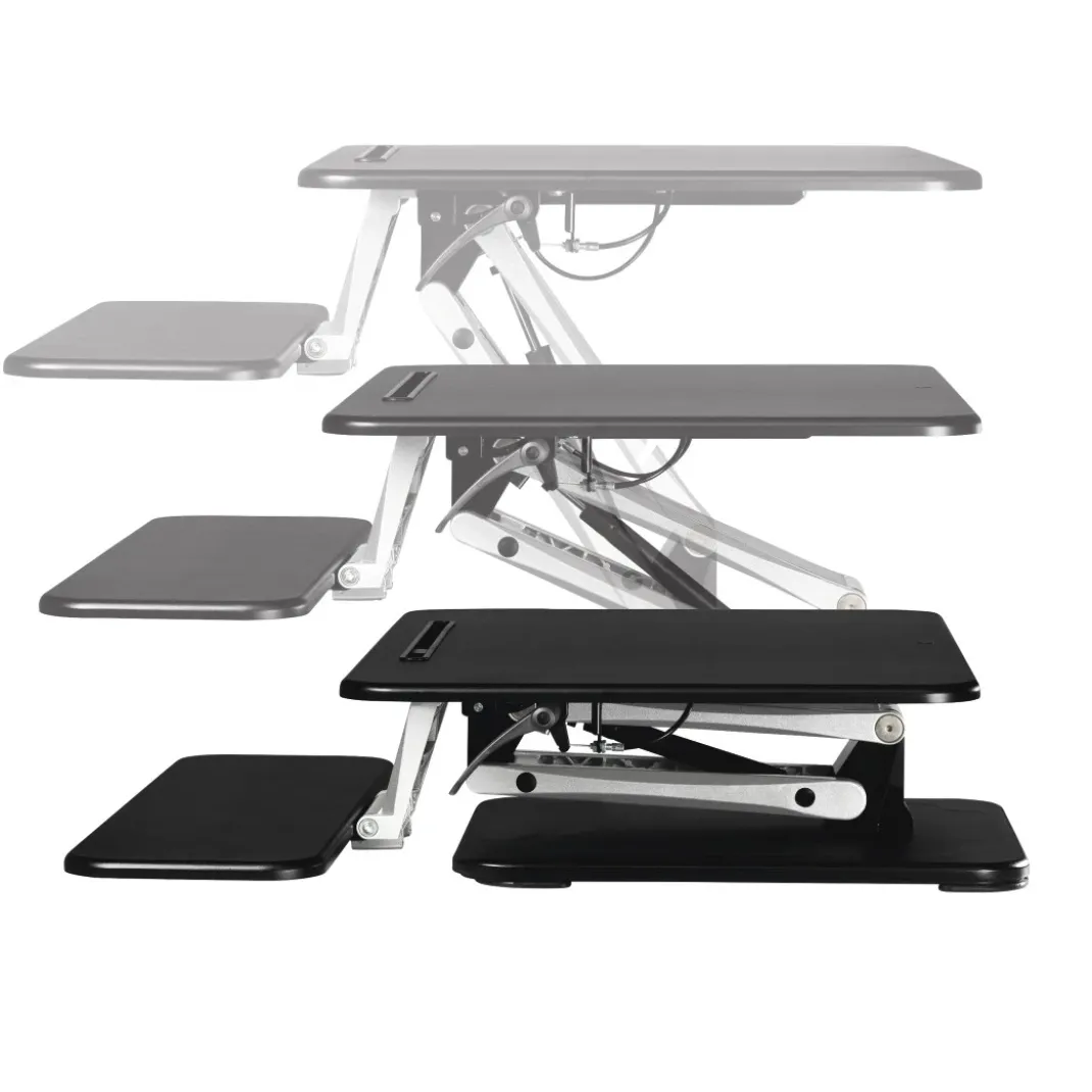 Aufsatz für Sitz-Steh-Arbeitsplatz, M (80,0 x 52,0), Schwarz