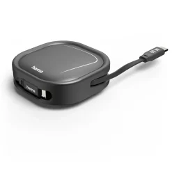 Ausziehbares Ladekabel, USB-C - USB-C, 60 W, 1m