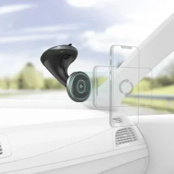 Auto-Handyhalterung "Lock", magnetisch, mit Saugnapf