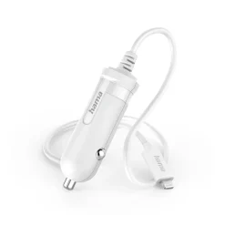 Auto-Ladegerät mit Lightning-Anschluss, 5 W, 1 m, Weiß