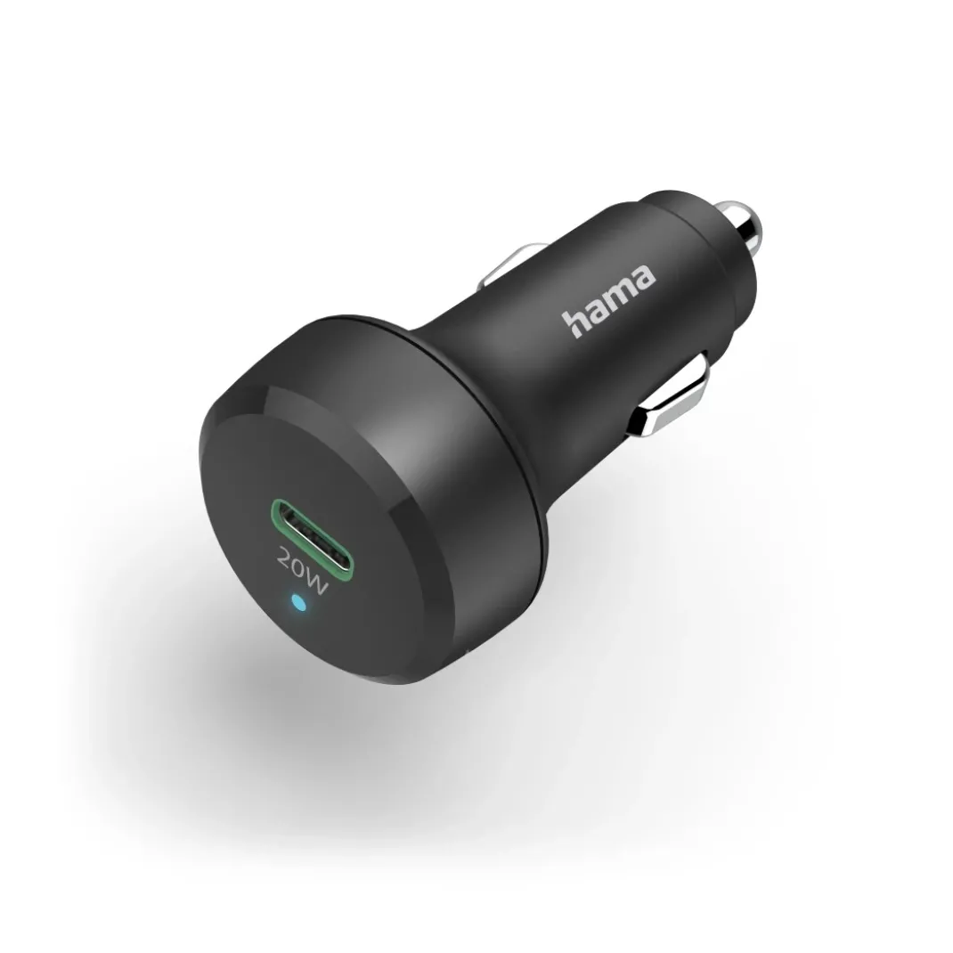 Auto-Schnellladegerät, USB-C, PD, 20 W, Schwarz