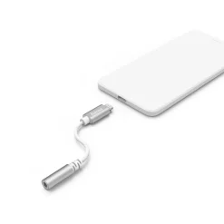 Aux-Adapter Lightning – 3,5-mm-Klinke-Buchse, Weiß