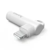 Aux-Adapter Lightning – 3,5-mm-Klinke-Buchse, 90° Winkelstecker, Weiß