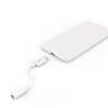 Aux-Adapter USB-C – 3,5-mm-Klinke-Buchse, Weiß