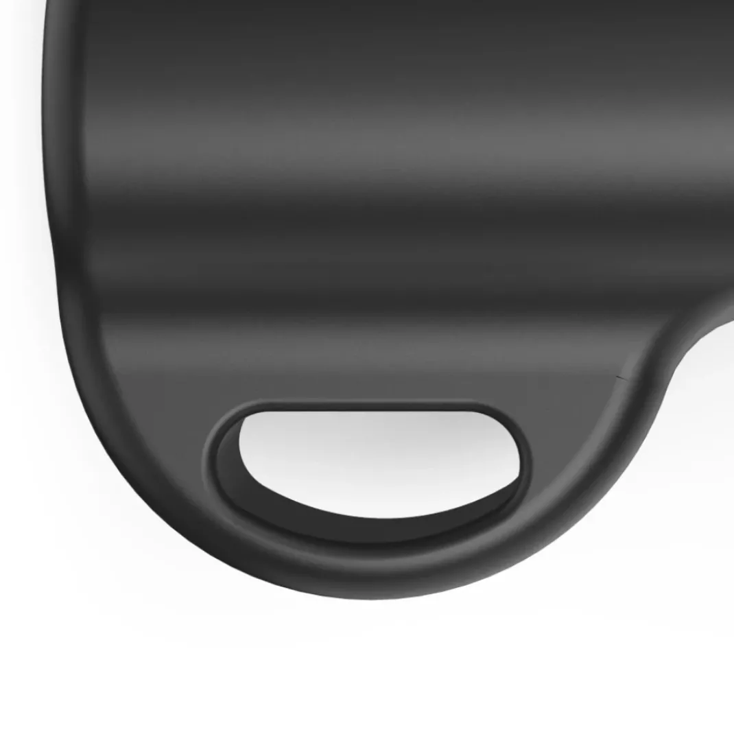 Aux-Adapter USB-C – 3,5-mm-Klinke-Buchse, 90° Winkelstecker, Schwarz
