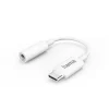 Aux-Adapter USB-C – 3,5-mm-Klinke-Buchse, Weiß