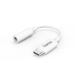Aux-Adapter USB-C – 3,5-mm-Klinke-Buchse, Weiß