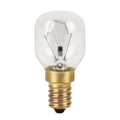 Backofenlampe, E14, 300lm 40W, Röhre T30, klar, Warmweiß, dimmbar