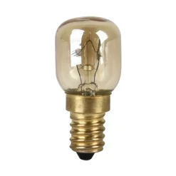Backofenlampe, E14, 90lm 25W, Röhre T25, klar, Warmweiß, dimmbar