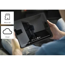 Überwachungskamera mit Licht und Bewegungsmelder, WLAN, für außen, 1080p