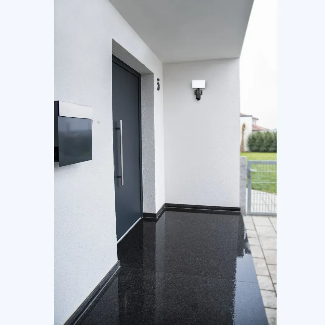 Überwachungskamera mit Licht und Bewegungsmelder, WLAN, für außen, 1080p