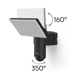 Überwachungskamera mit Licht und Bewegungsmelder, WLAN, für außen, 1080p