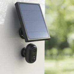 Überwachungskamera, WLAN-Kamera outdoor, Akku, Solar, Aufzeichnung, 1080p