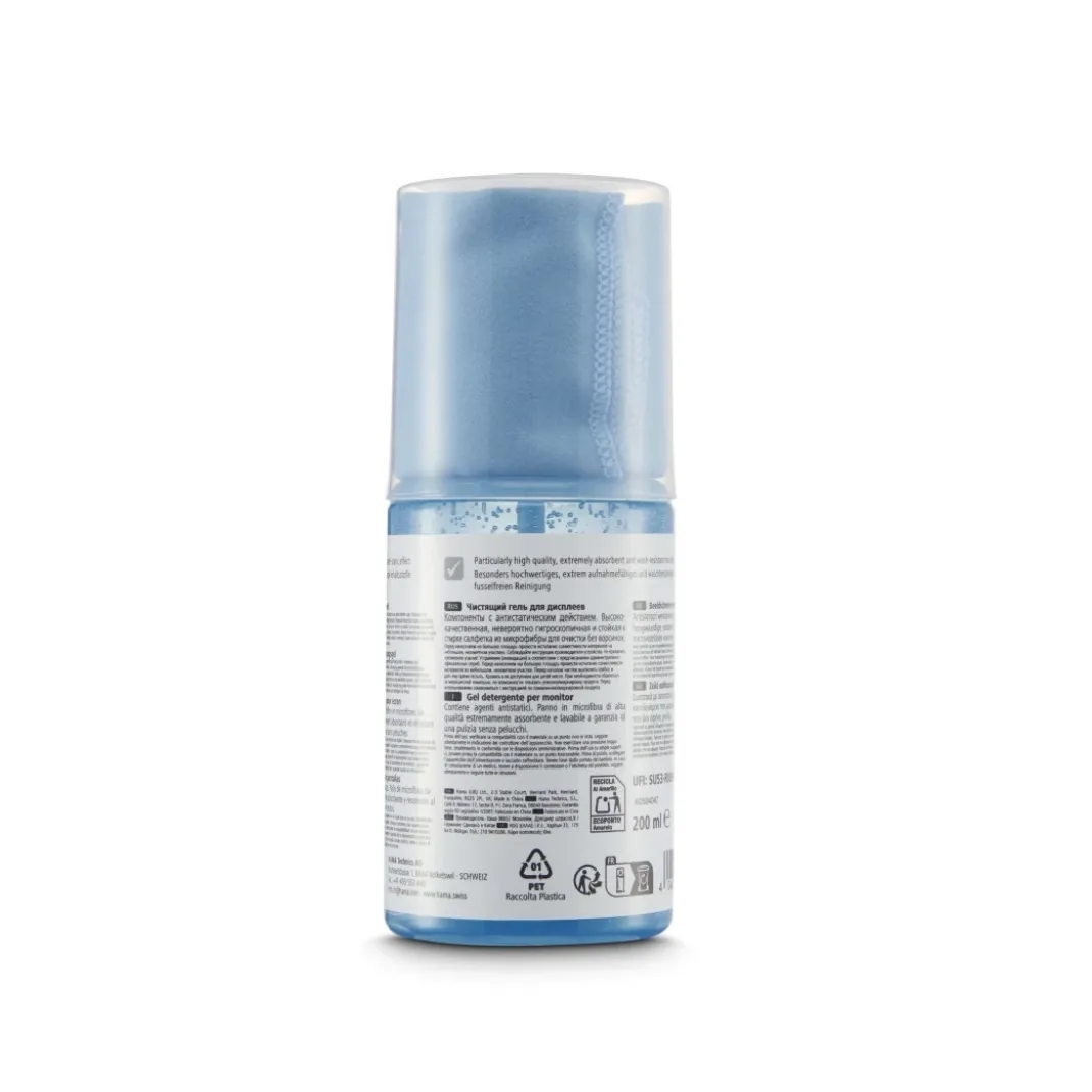 Bildschirm-Reinigungsgel, 200 ml, inklusive Tuch