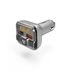 Bluetooth® FM-Transmitter für Autoradio, Freisprecheinrichtung, 2x USB-Port