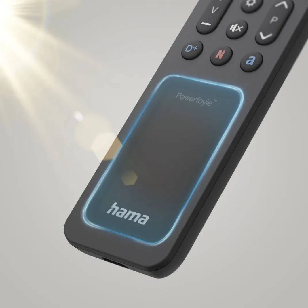 Bluetooth®-Fernbedienung für Samsung Smart-TVs, Solar, Multi-View, Apps
