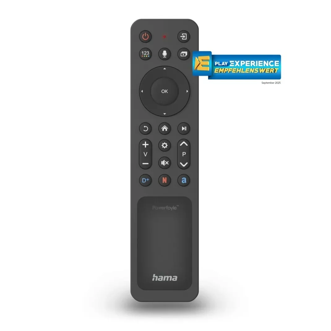 Bluetooth®-Fernbedienung für Samsung Smart-TVs, Solar, Multi-View, Apps