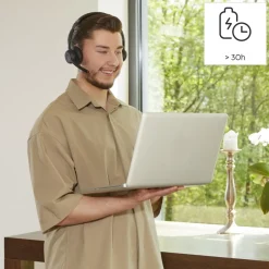 Bluetooth®-Headset "BT700", mit Mikrofon, kabellos, für PC, Handy, Schwarz
