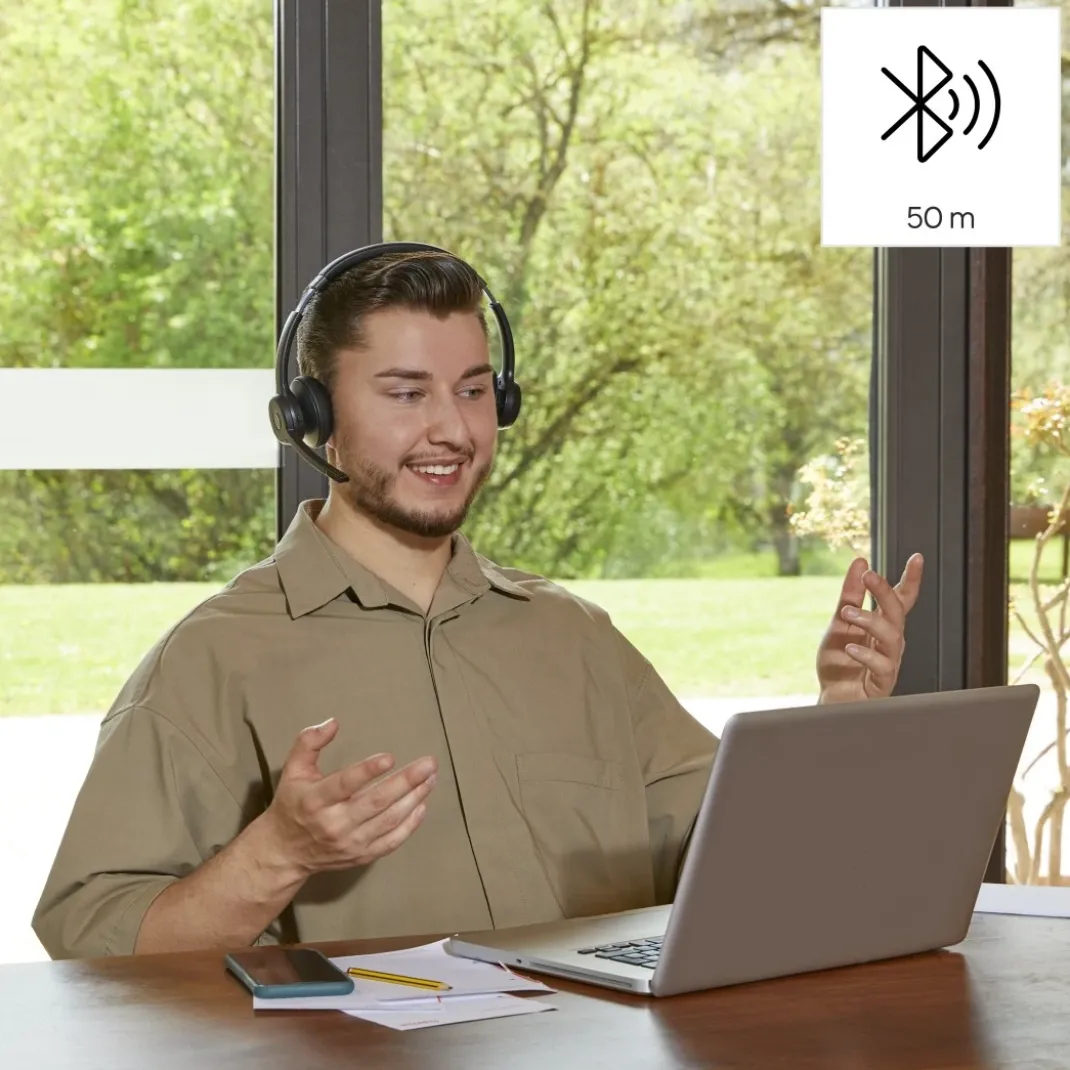 Bluetooth®-Headset "BT700", mit Mikrofon, kabellos, für PC, Handy, Schwarz
