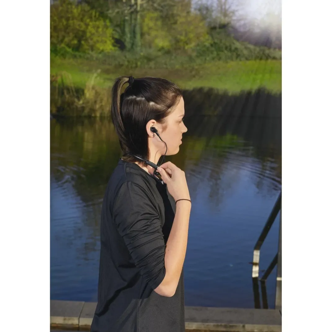 Bluetooth®-Kopfhörer "Freedom Neck II", In-Ear, Mikrofon, Ear-Hook, Schwarz